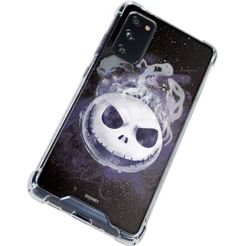 Disney The Nightmare Before Christmas Jack Skellington Face Art Galaxy S20 FE Clear Case